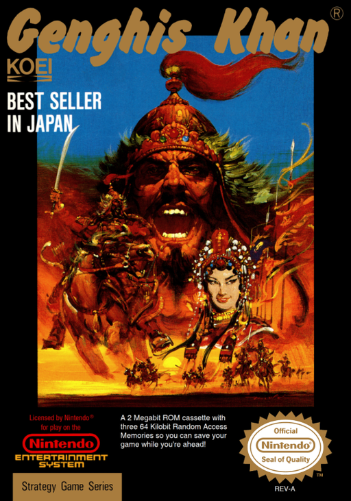 Genghis Khan (USA) box art